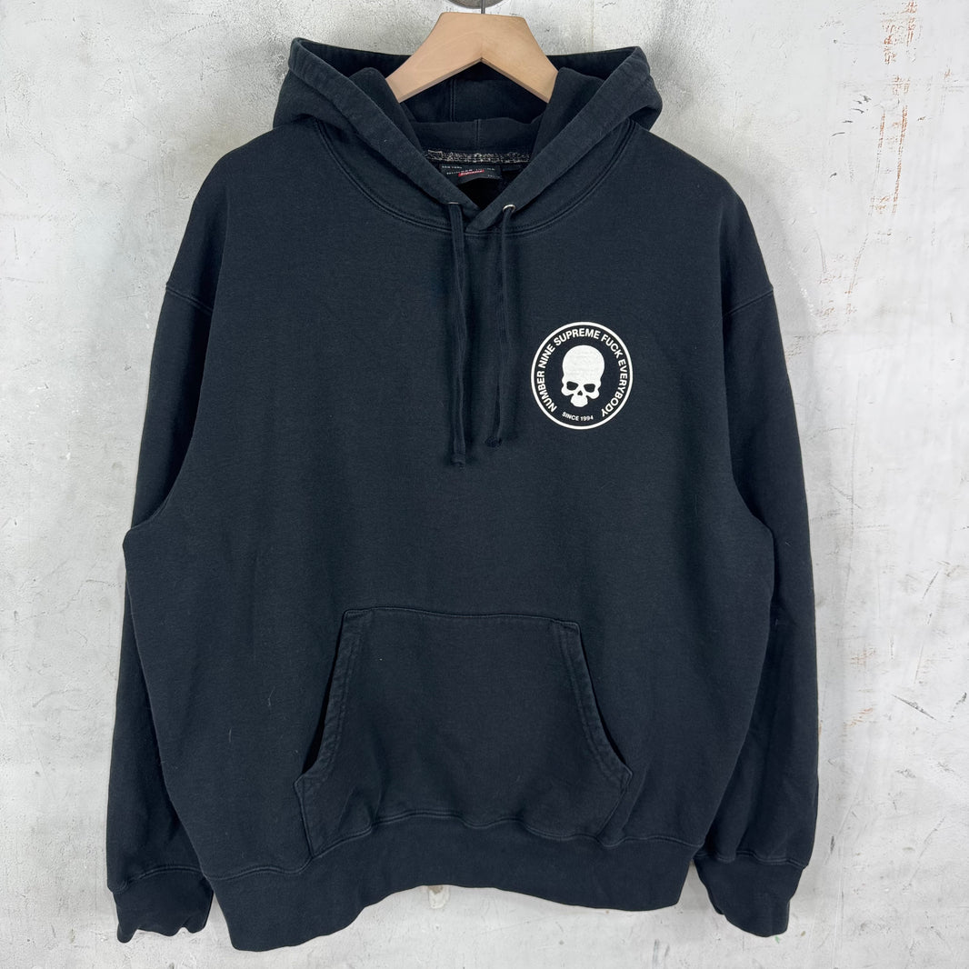 Supreme x Number Nine Skull Logo Hoodie