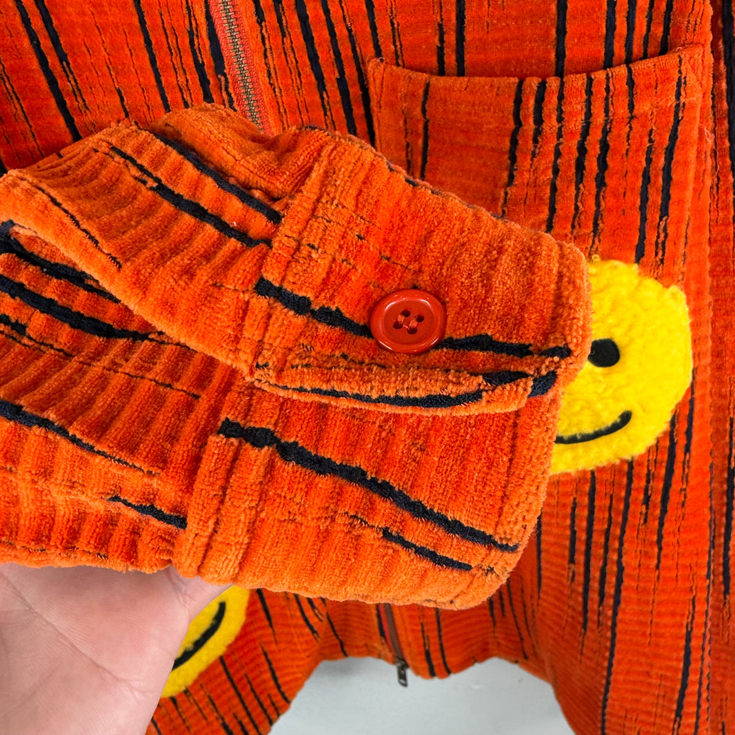 CPFM Orange Crush Terry Cloth Zip Jacket
