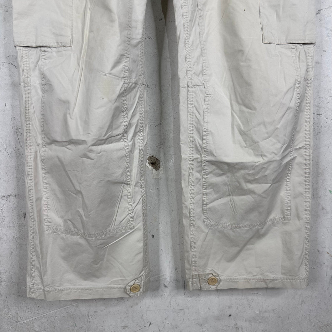 Prada Beige Low Rise Cargos