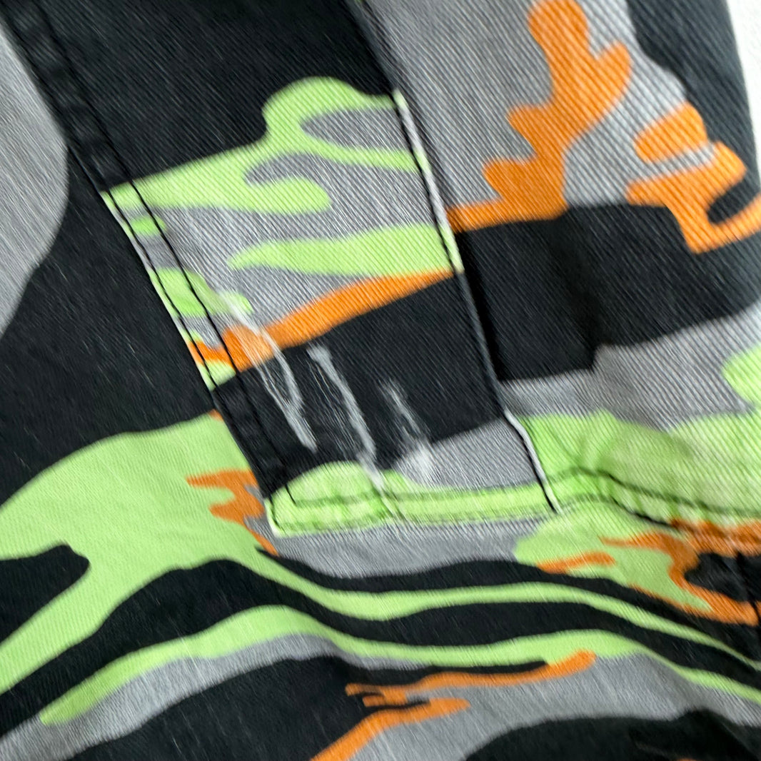 ERL Neon Tiger Camo Cargo Pants
