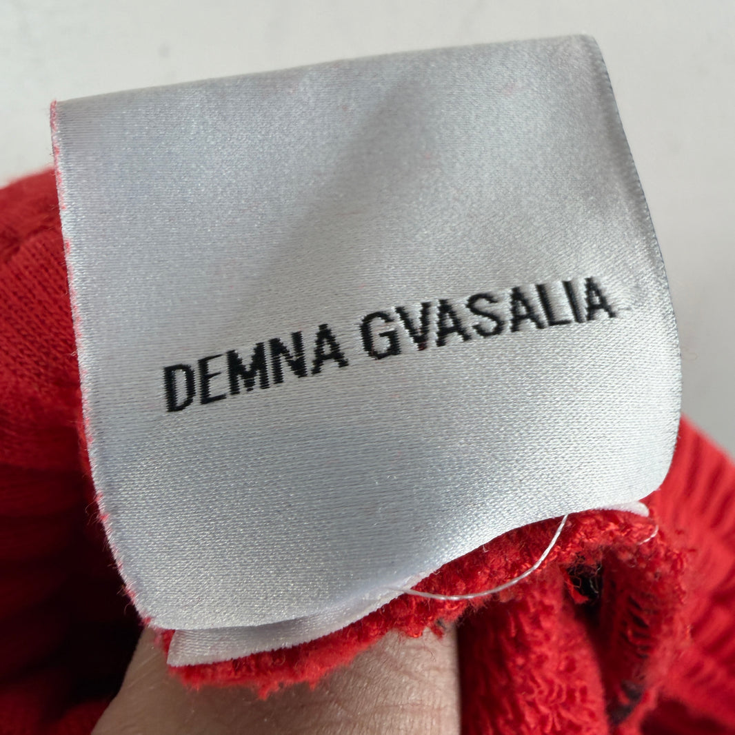 Vetements Rebuilt Red Sweatpants