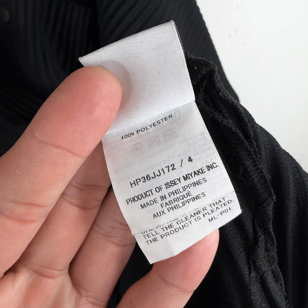 Issey Miyake Plisse Cargo Zip Shirt
