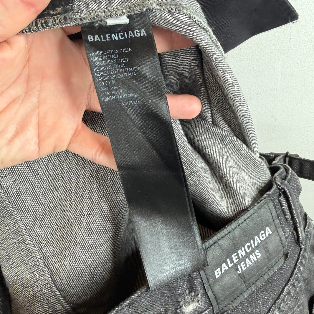 Balenciaga Black Skater Jeans