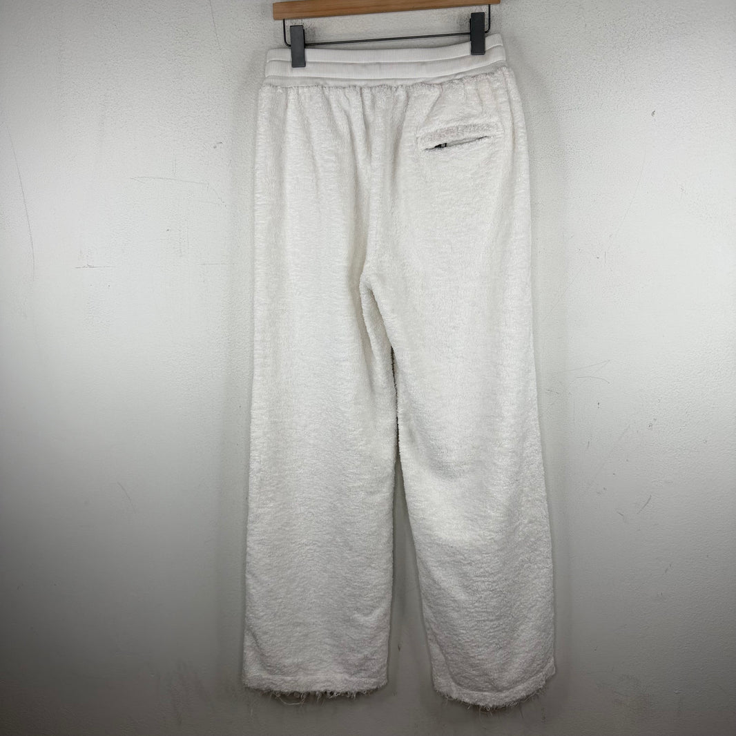 D&G White Fleece Sweatpants