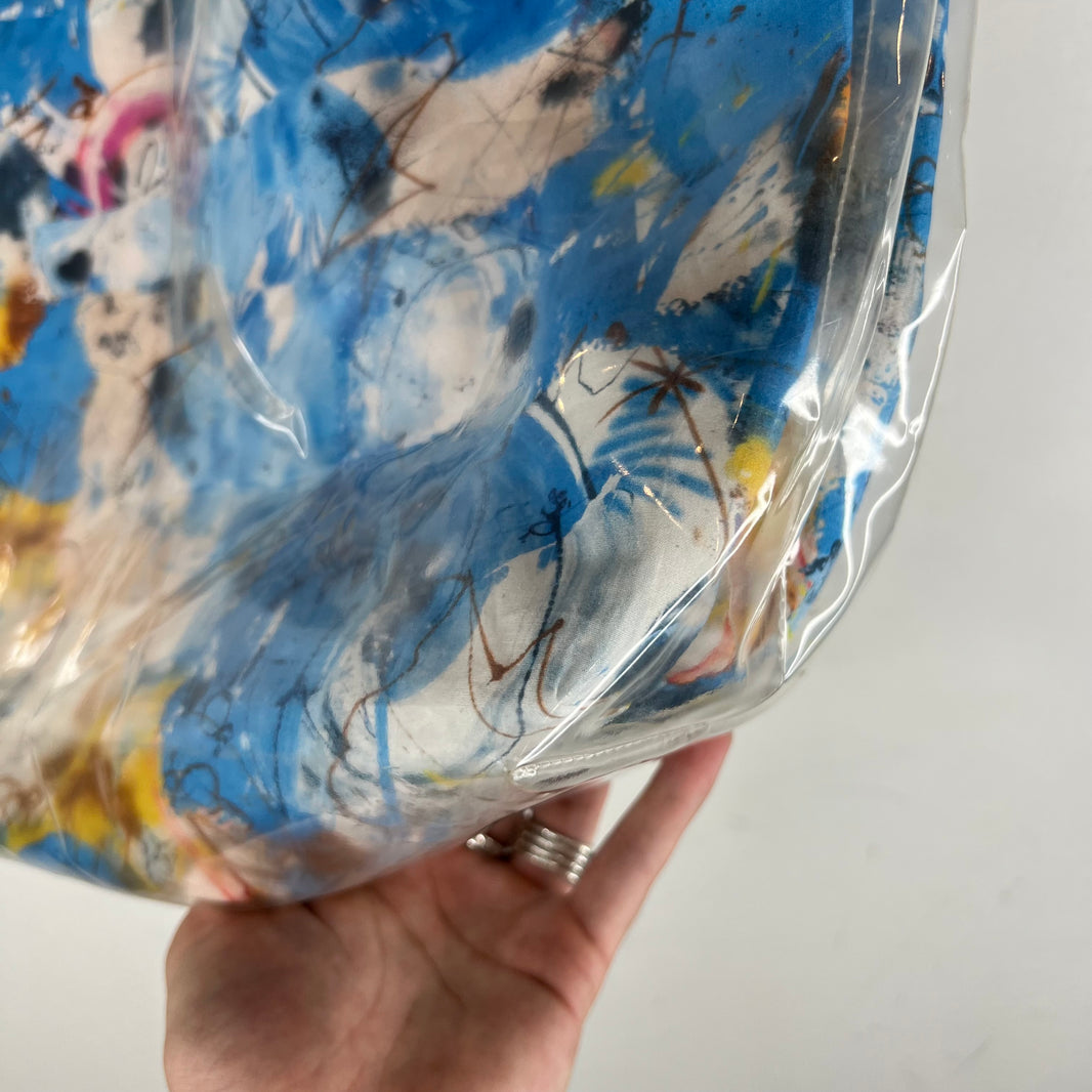 CDG Futura Patent Tote Bag
