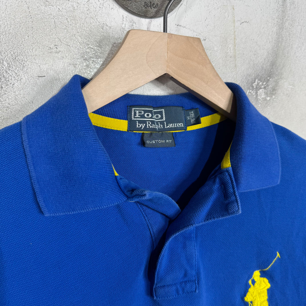 Ralph Lauren Blue Yellow Big Pony Polo