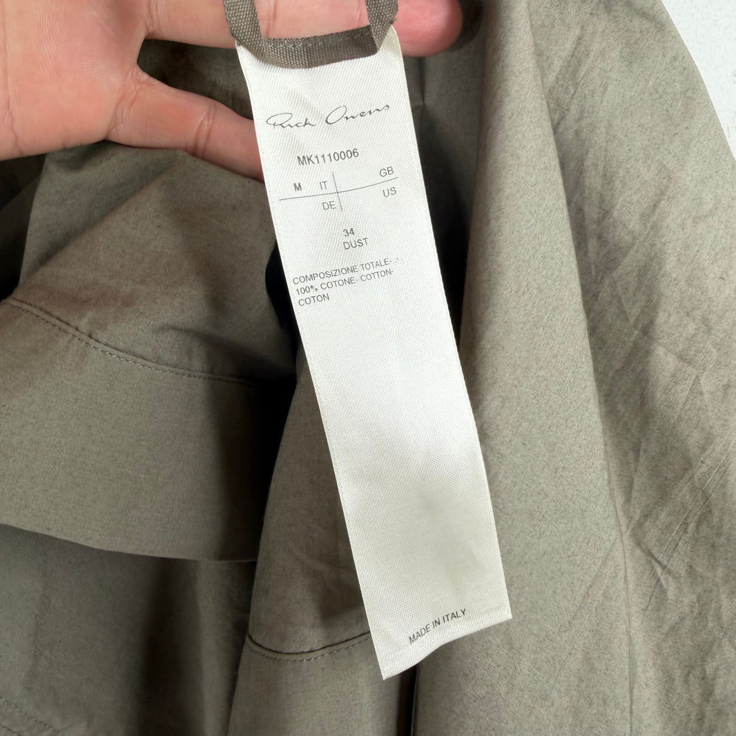Rick Owens Sample Lightweight Trench