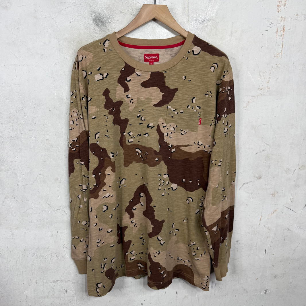 Supreme Desert Camo L/S Pocket Shirt