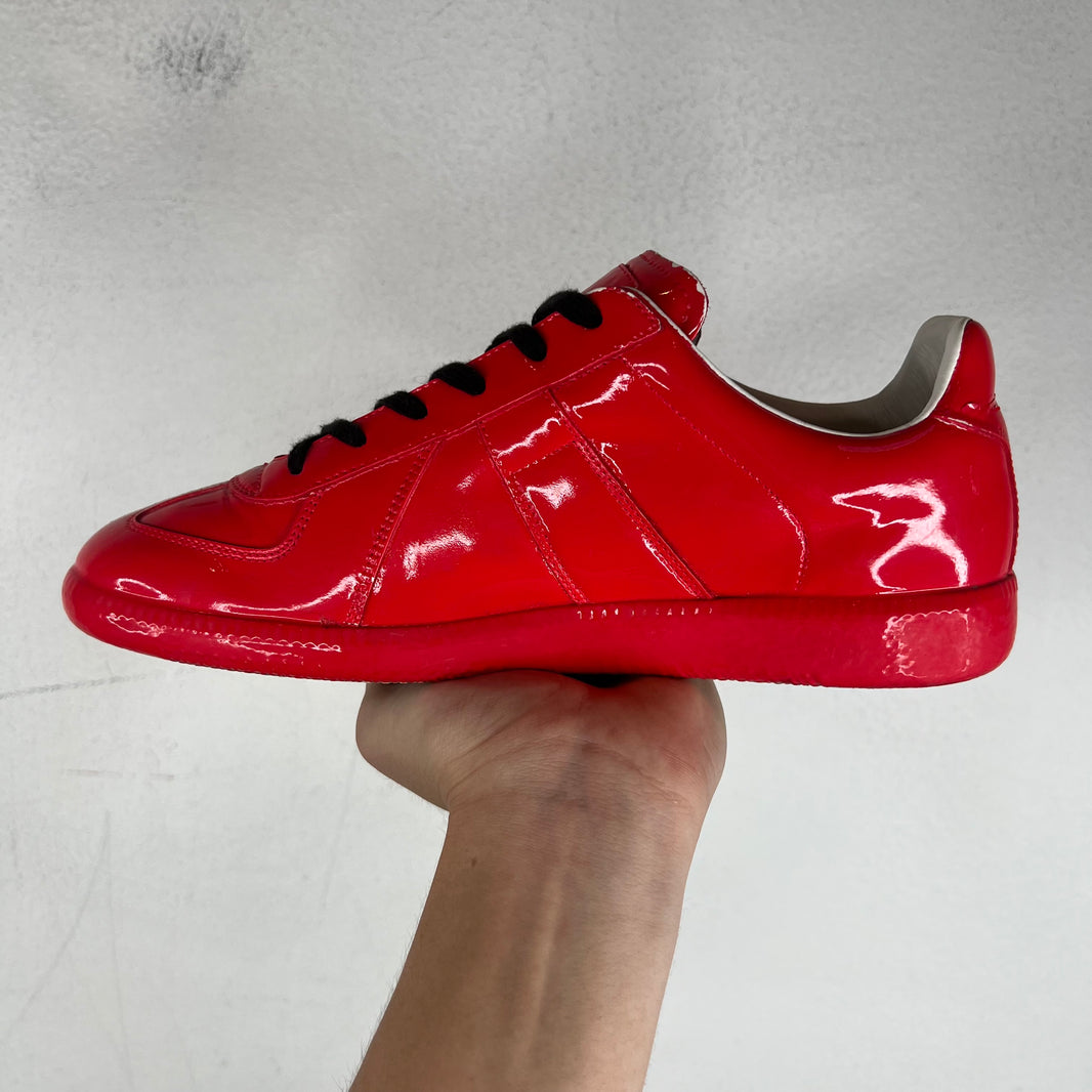 Margiela Red Patent Leather Replica Sneakers