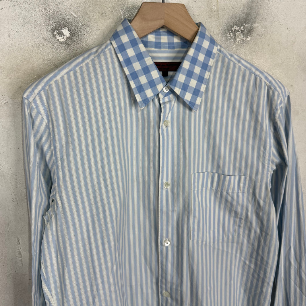 CDG HD Gingham/Stripe LS Shirt