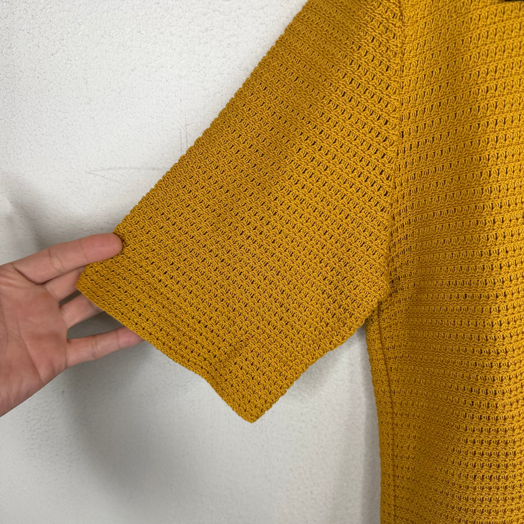 Jil Sander Collar V-Neck Knit Shirt