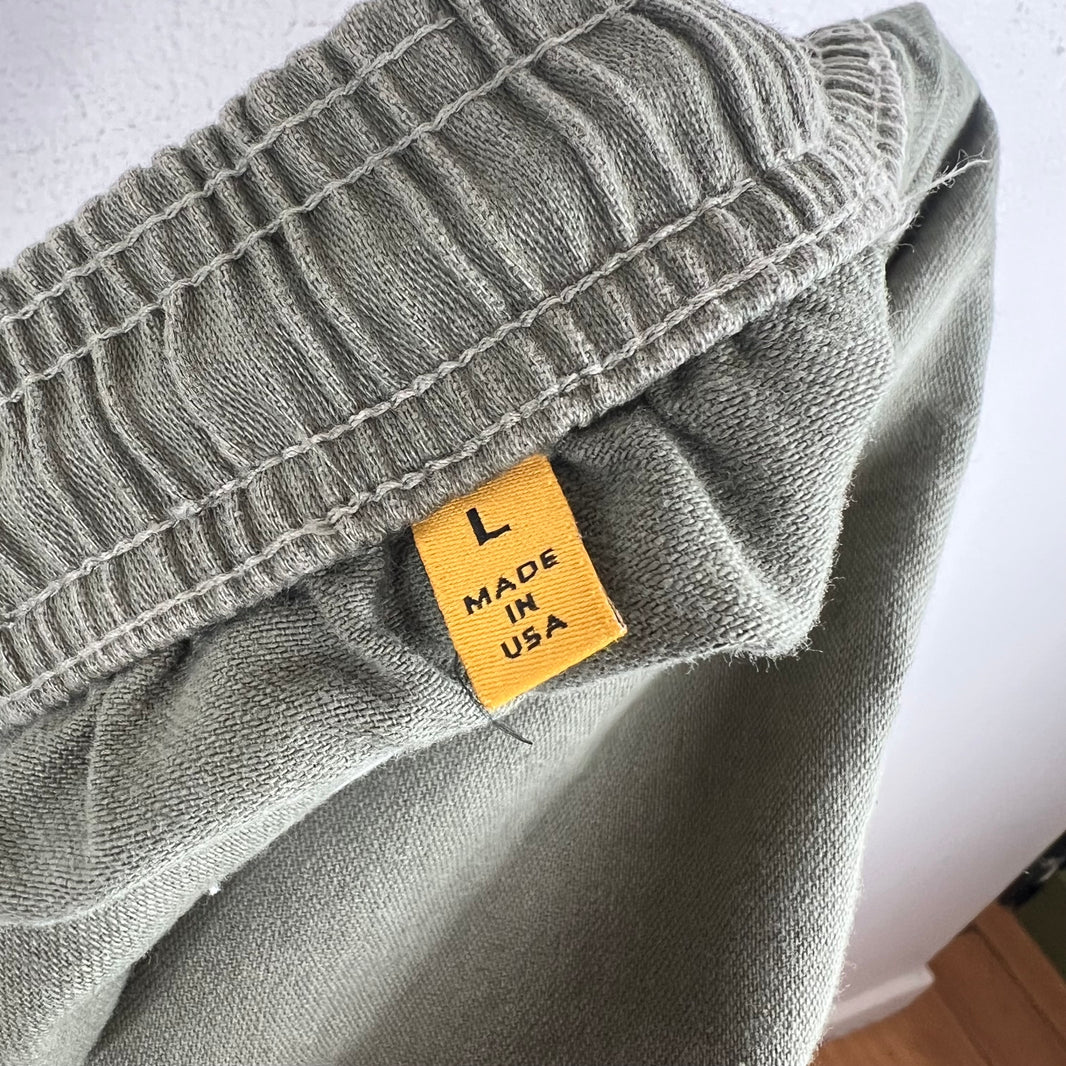 Gallery Dept Olive Logo Shorts