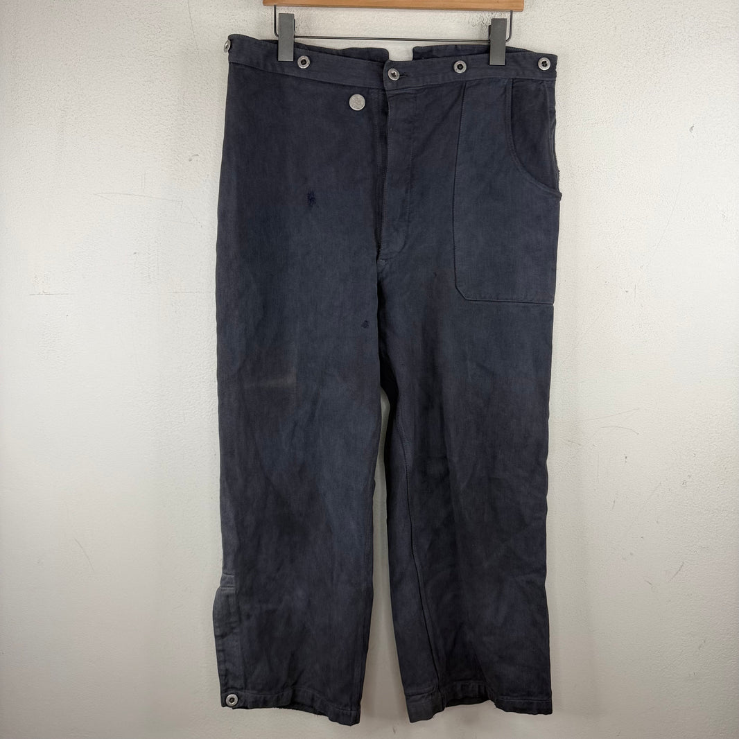 Vintage Swiss Workwear Over Pants