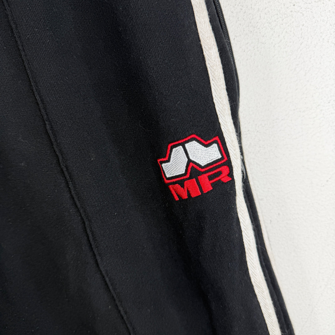 Martine Rose Black Side Stripe Baggy Sweatpants