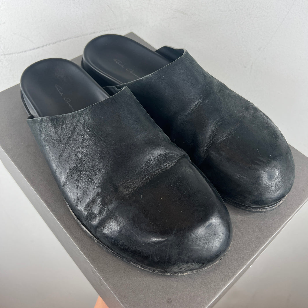 Rick Owens Black Granola Mules