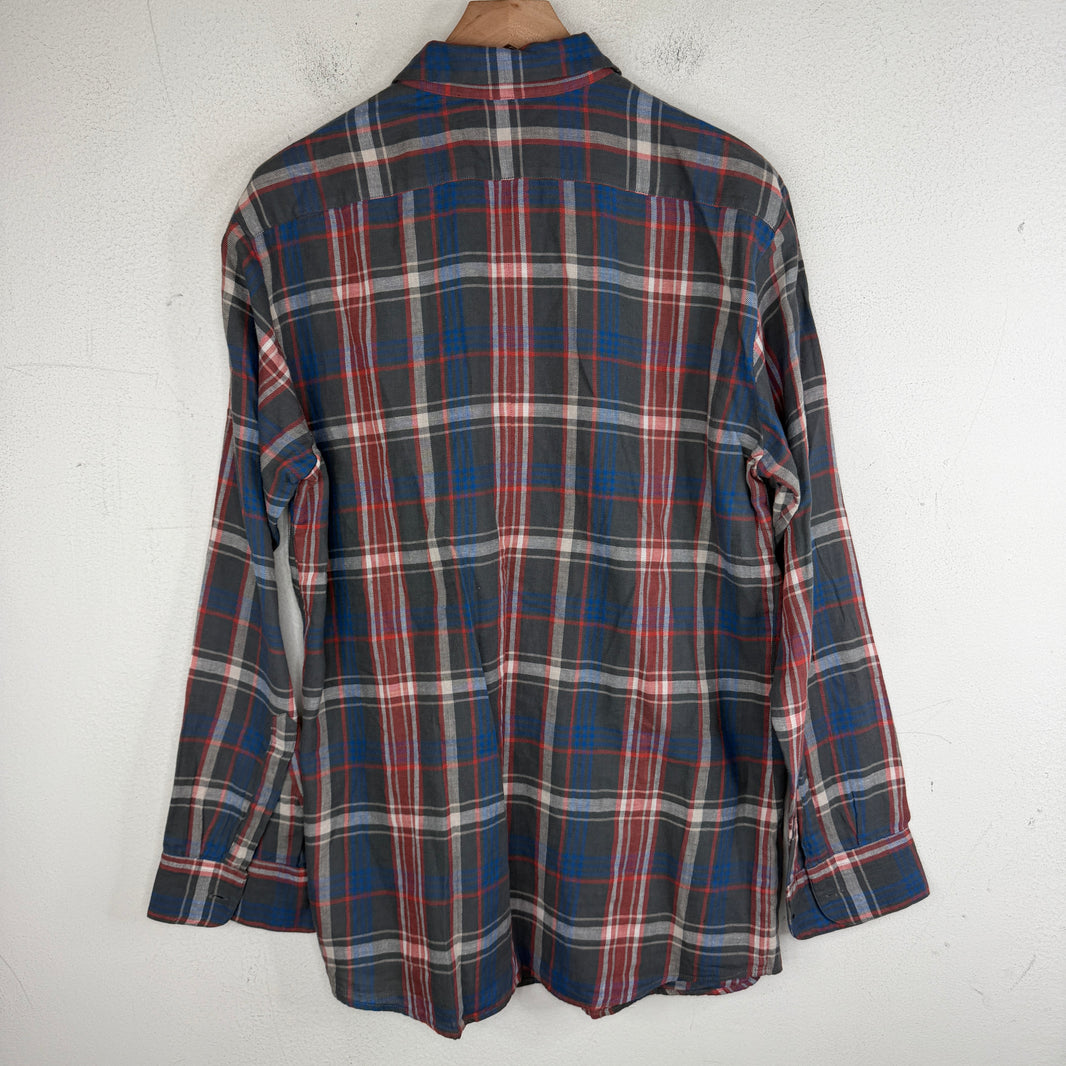Dries Van Noten Red Thin Flannel