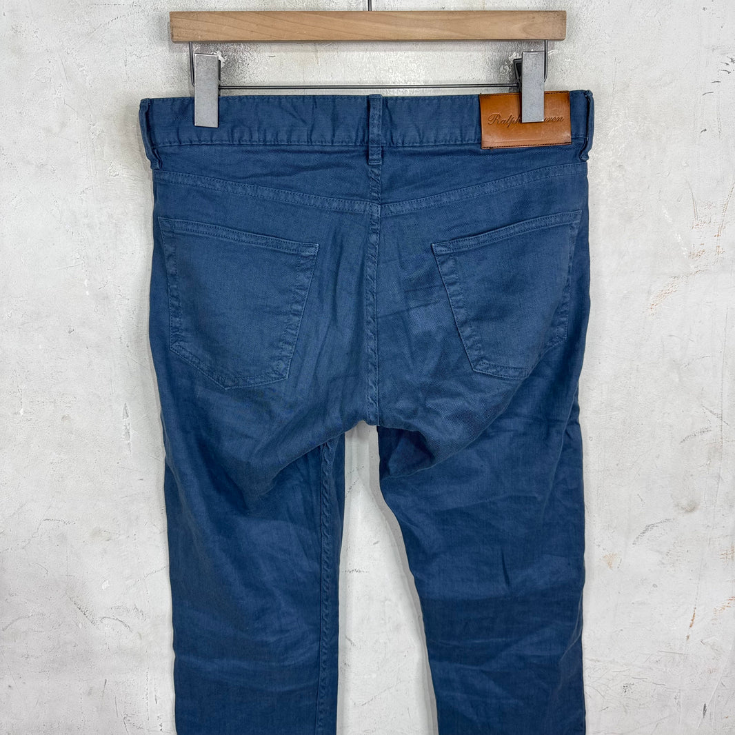 Ralph Lauren Purple Label Navy Trousers