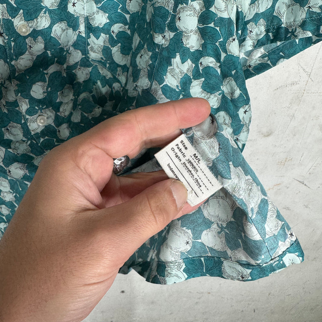 Bode Silk Fruit Print Shirt