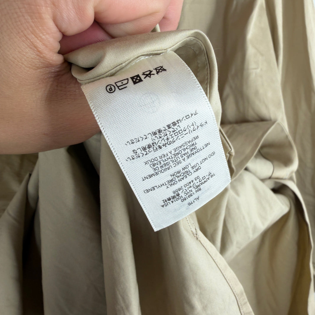 The Row Beige Long Shirt
