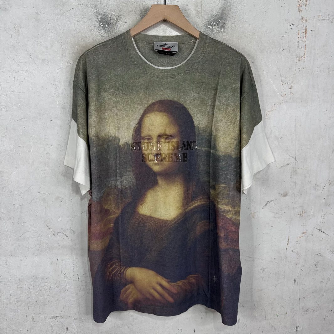 Supreme x Stone Island Mona Lisa T-Shirt