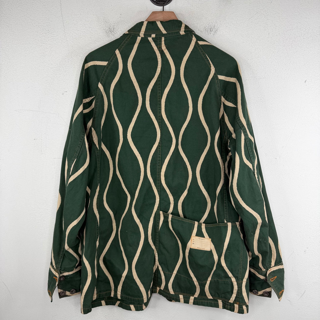 Kapital Cactus Drunk Stripe Chore Jacket