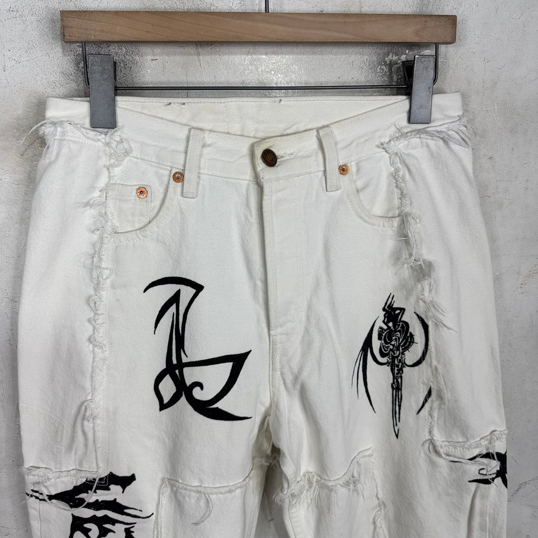 Vetements x Levis Rebuilt Tribal Jeans