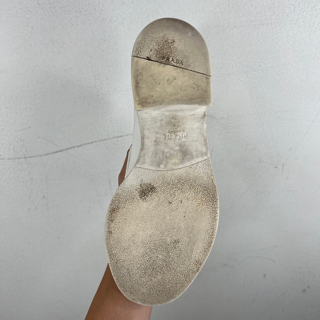 Prada White Loafers