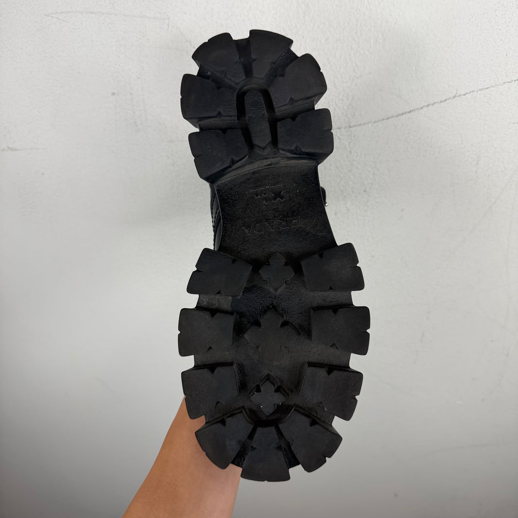 Prada Monolith Cargo Combat Boots