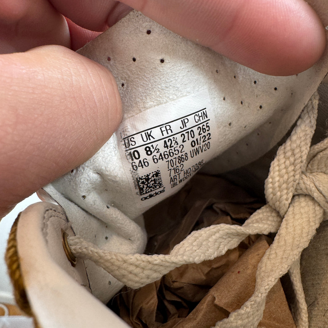 Gucci Adidas Brown Monogram Gazelle Sneakers