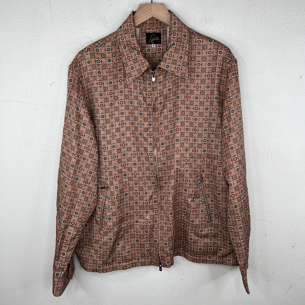 Needles Floral Patterned Zip Up Jacket