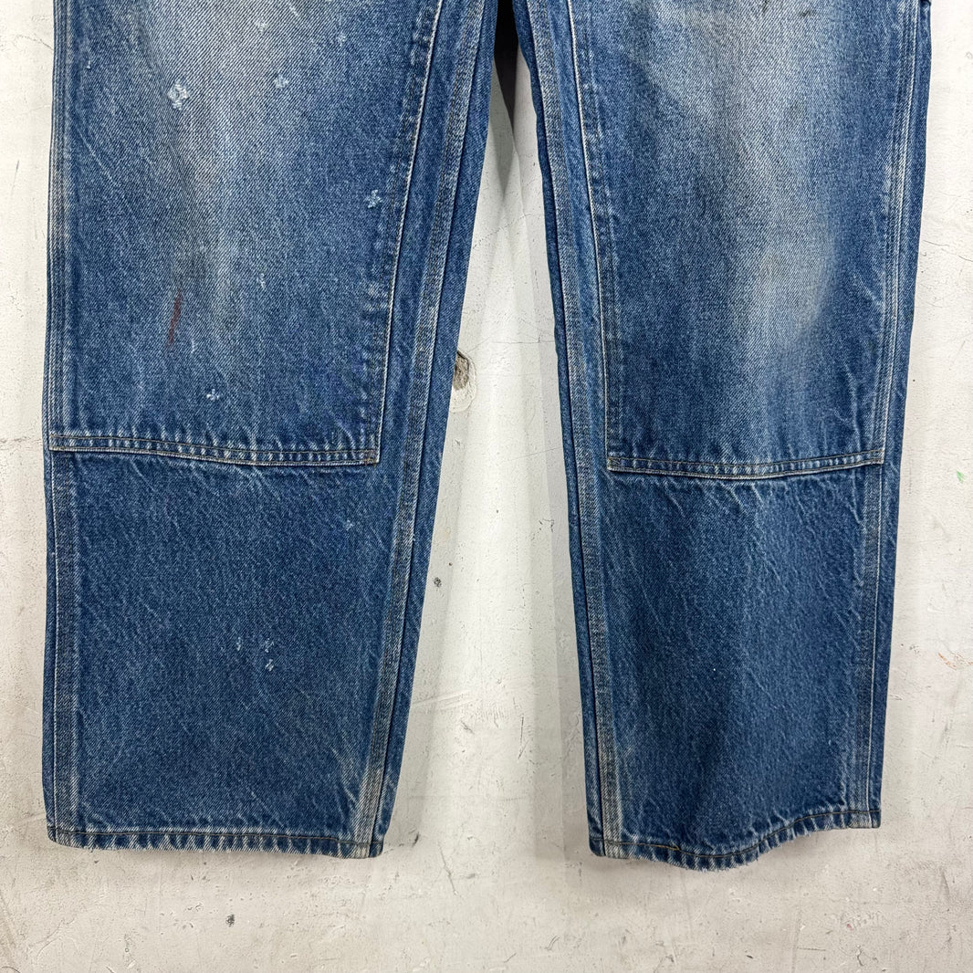 Vintage Carhartt Faded Denim Double Knees