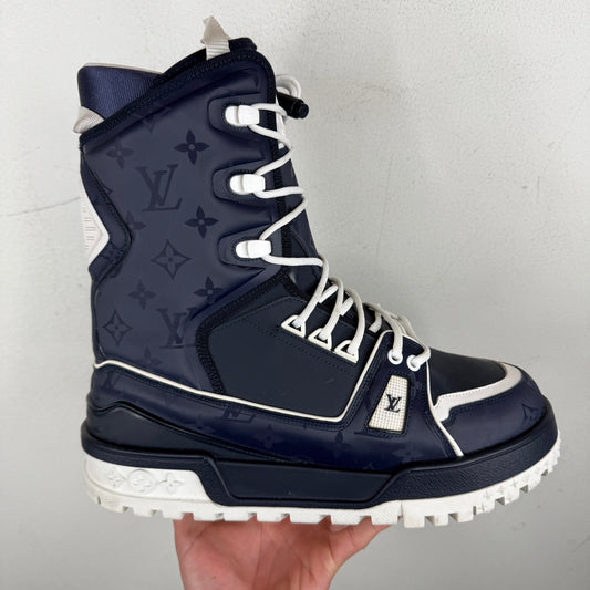 Louis Vuitton Navy Trainer Snow Boots