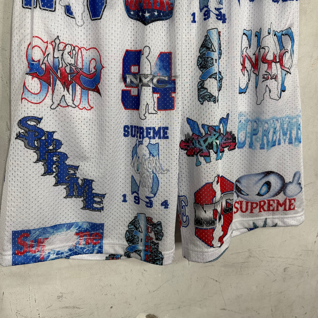Supreme Multi Logo Basketball Shorts
