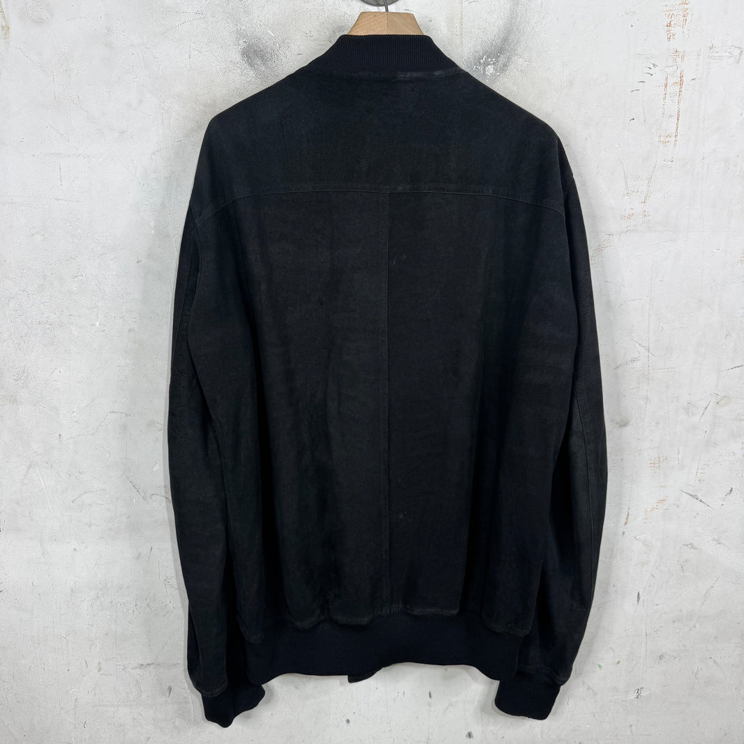 Rick Owens 14' Blistered Leather Jacket