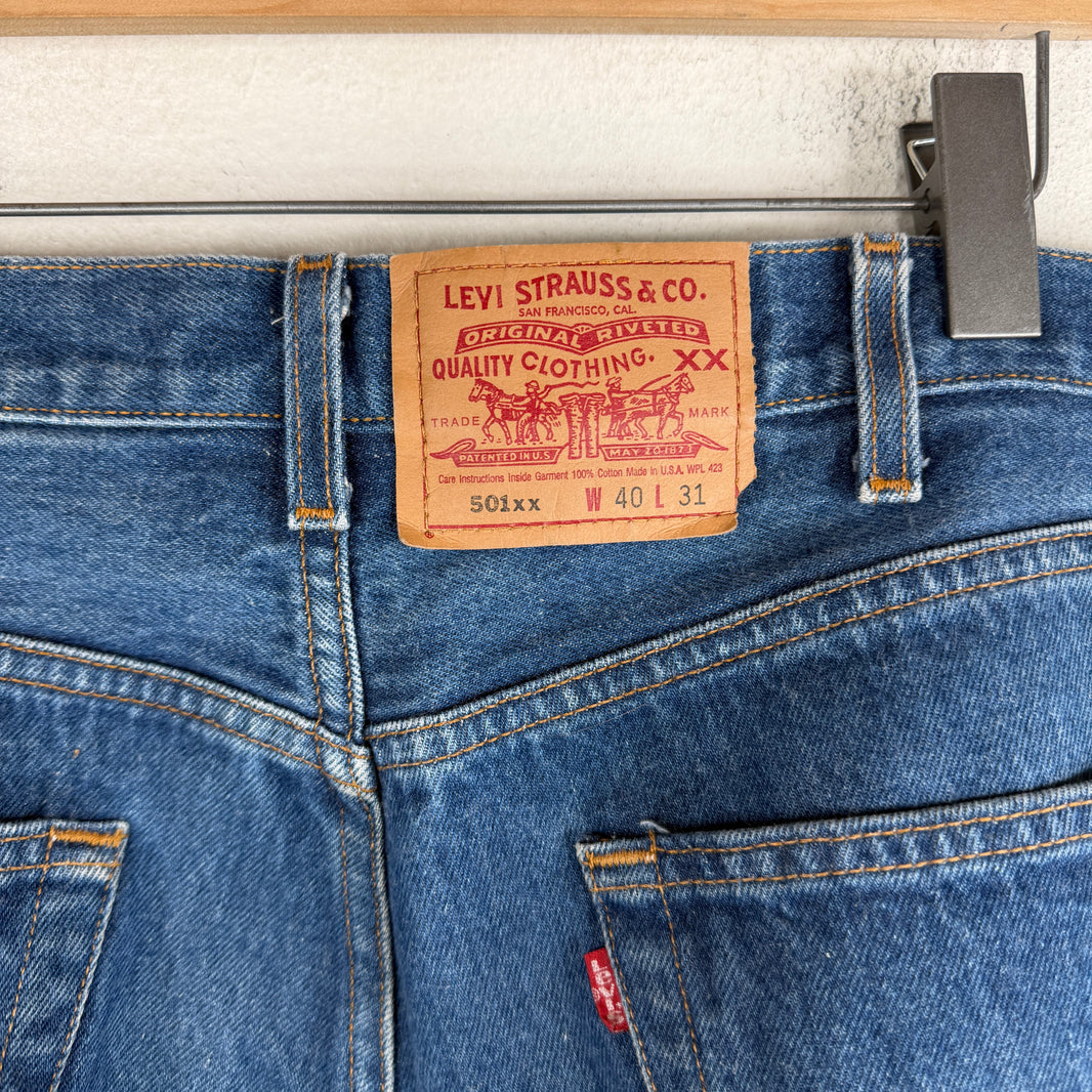 Vintage Levi's 501xx Deep Blue Jeans