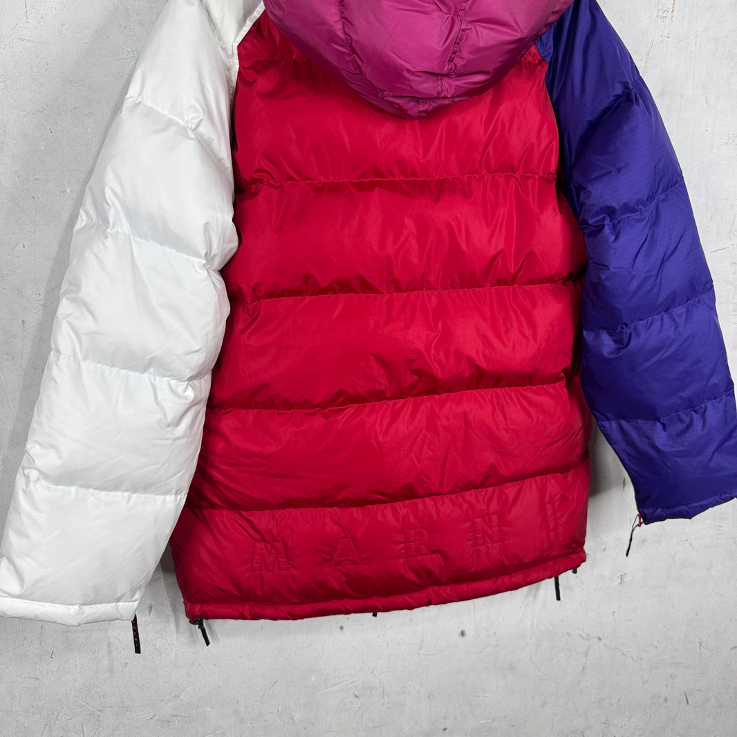 Marni Shearling Colorblocked Seam Down Jacket