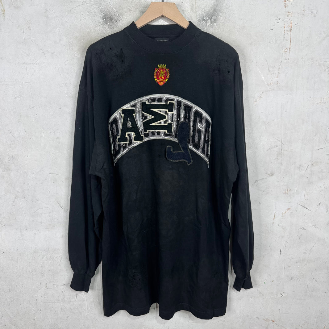 Balenciaga Black Skater LS T-Shirt
