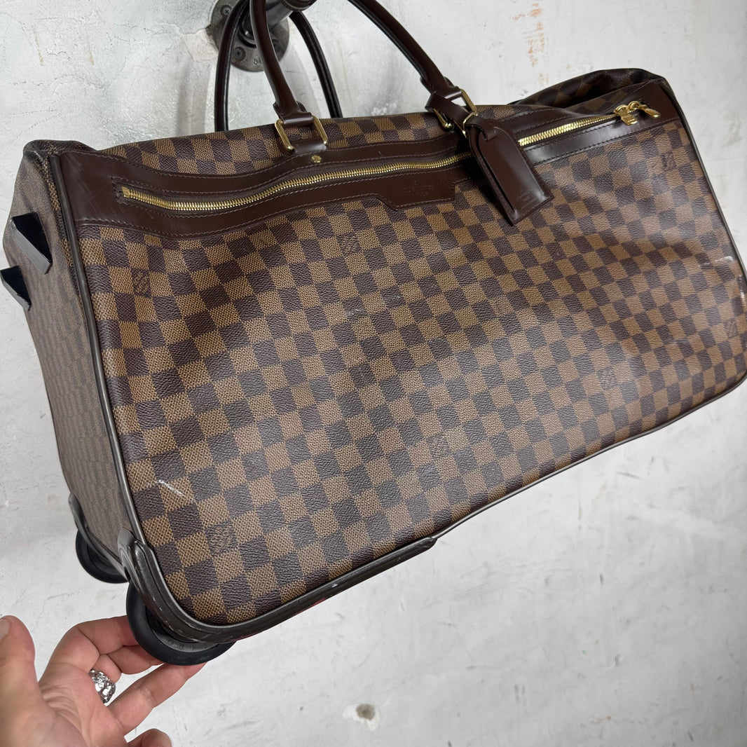 Louis Vuitton Brown Damier Roller Duffle