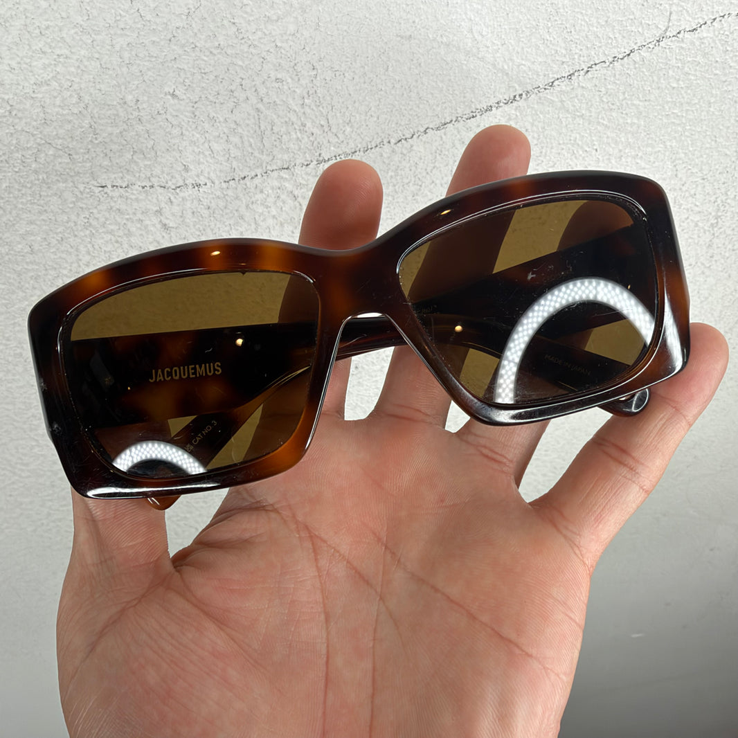 Jacquemus Tortoise Shell Croisiere Sunglasses