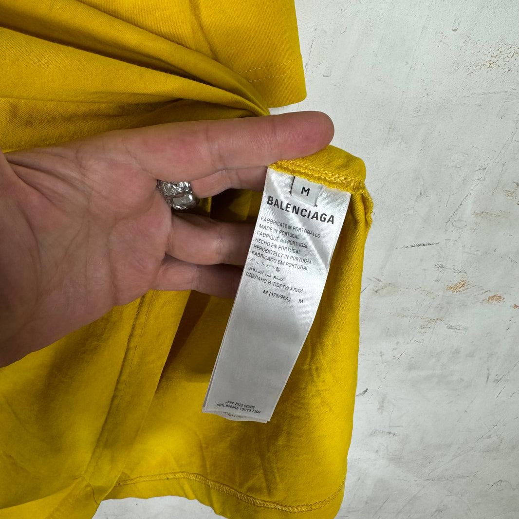 Balenciaga Yellow Scholl T-Shirt
