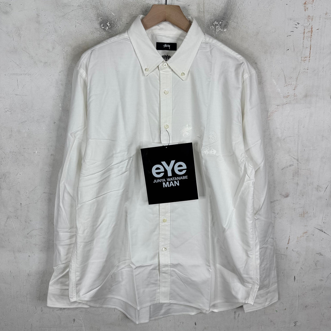 Stussy x Junya White Logos Buttoned Shirt