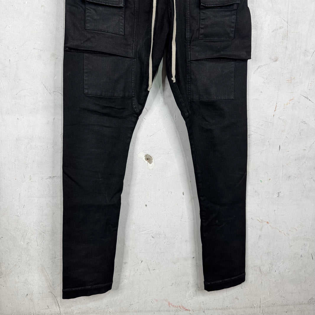 DRKSHDW Waxed Heavy Creatch Cargos