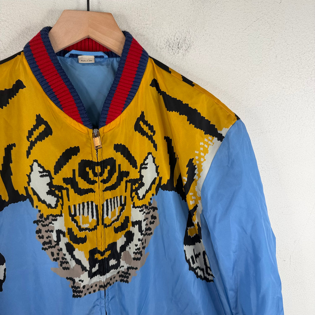 Gucci Printed Tiger Bomber Jacket