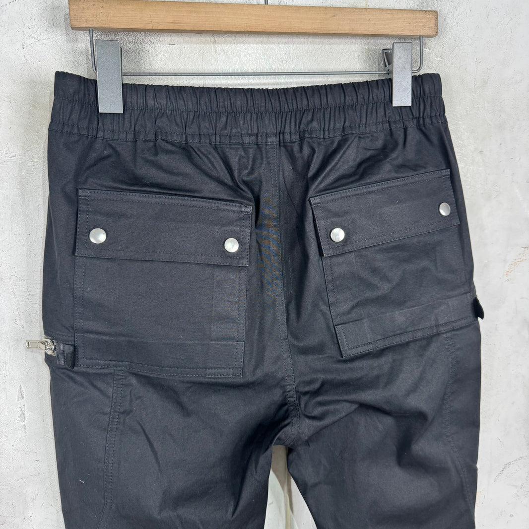 Rick Owens Strobe Canvas Bauhaus Joggers