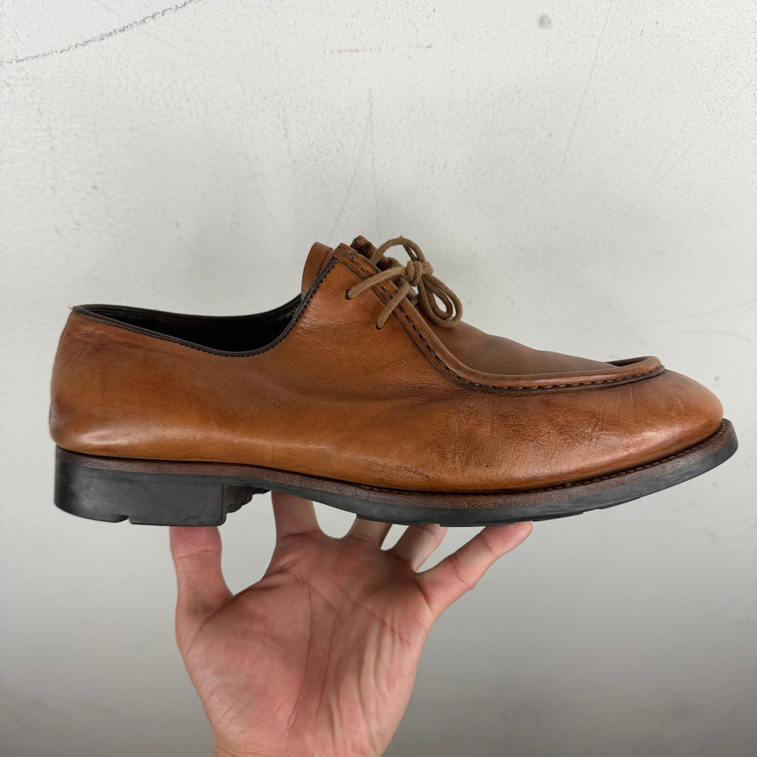 Prada Brown Para Derbies