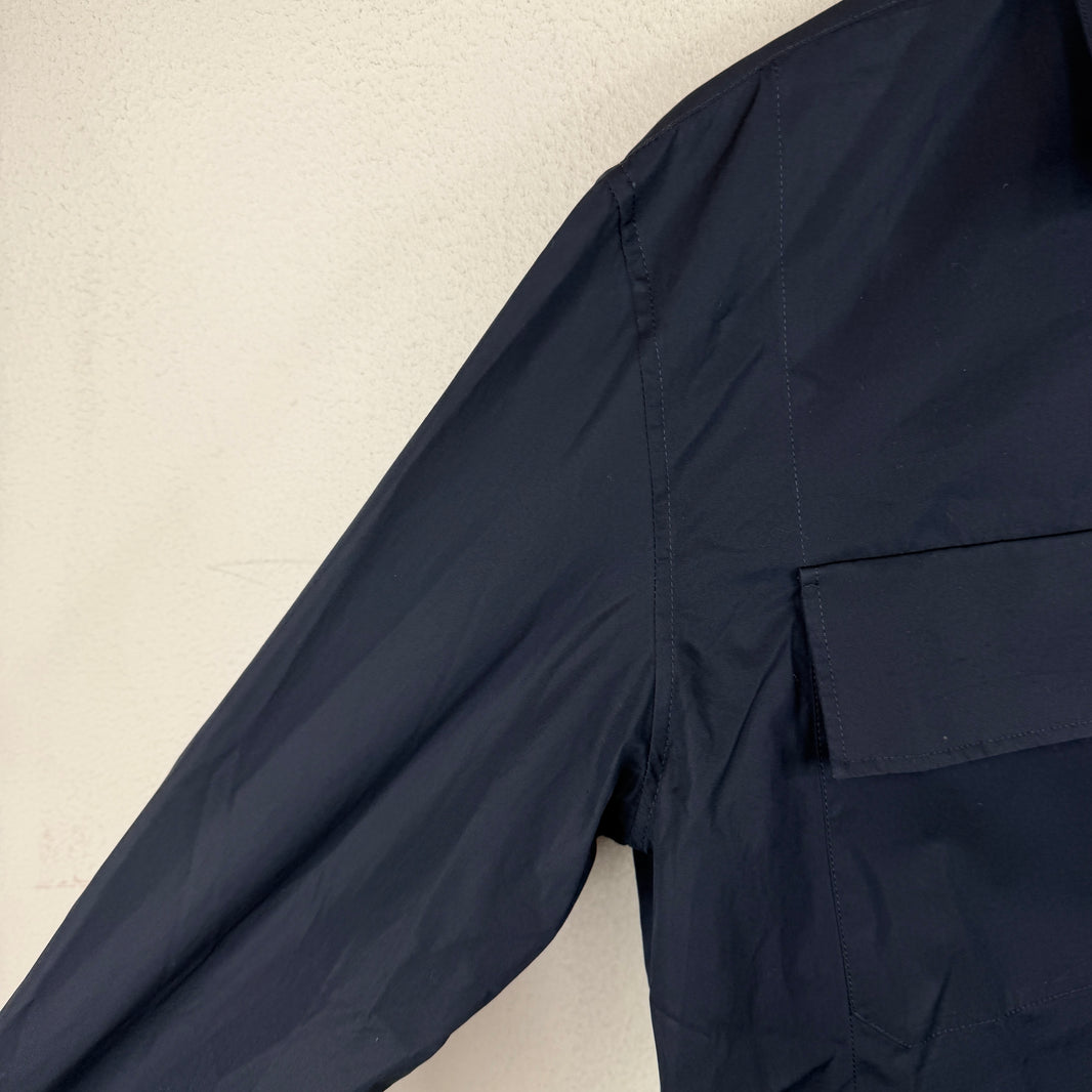 Jil Sander Navy Button Up LS Shirt