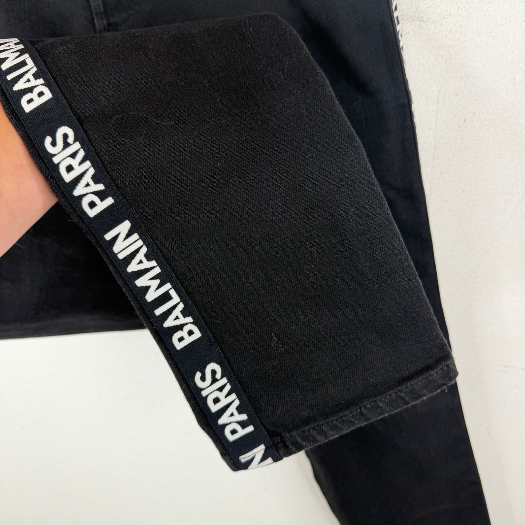 Balmain Side Logo Slim Jeans