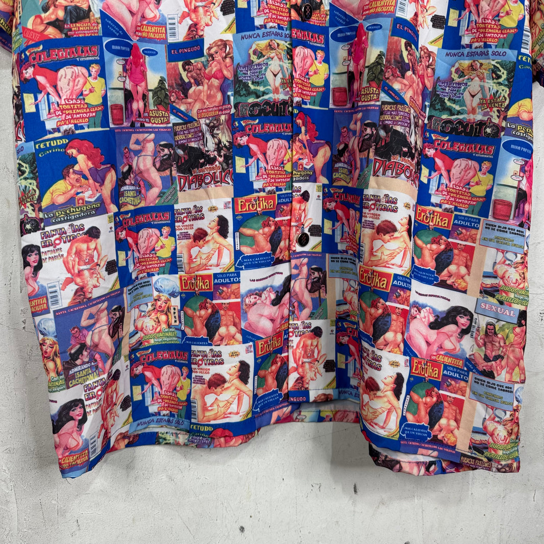Vintage Adult Magazine Button Up