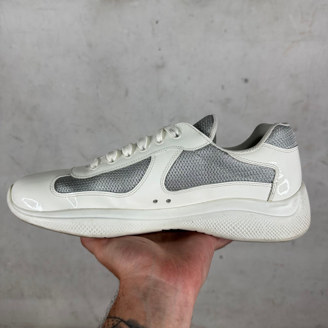 Prada White Patent Americas Cup