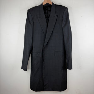 Balenciaga Tagged Grey Long Coat